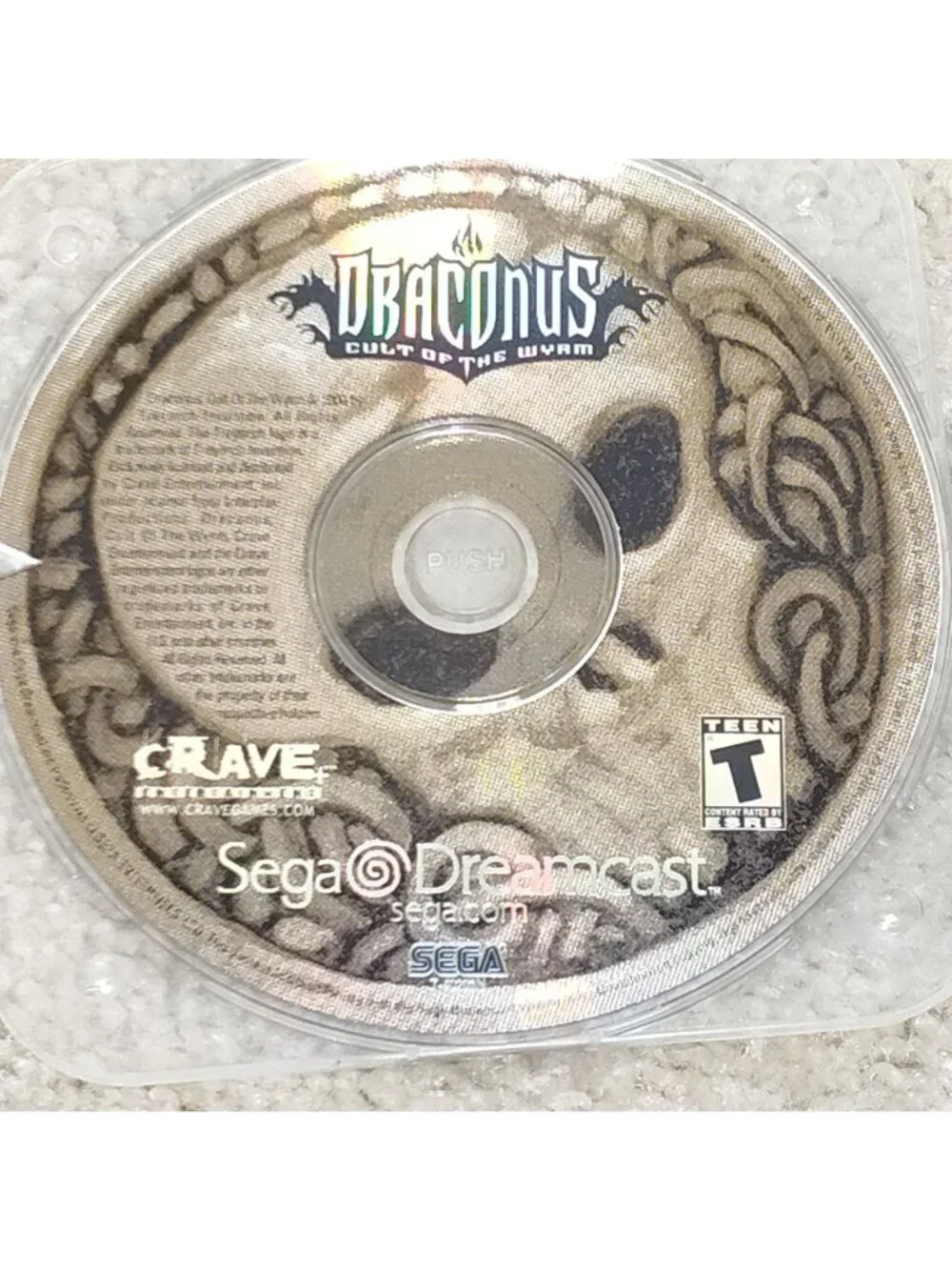 Sega Dreamcast Draconus Cult of the Wyrm Crave RPG T-40204N Standard Tested Work